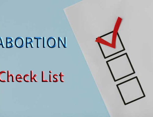 Abortion Pill Checklist